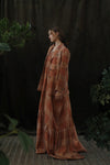 Mutedance 24 Spring/Summer Printed Long Skirt MD-MD24SS07-SAND PM135